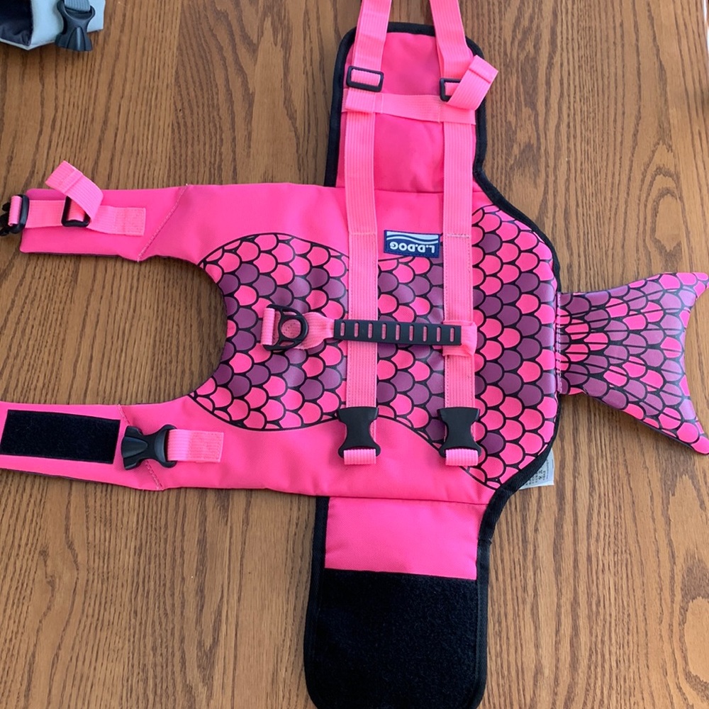 Mermaid Dog life jacket size S